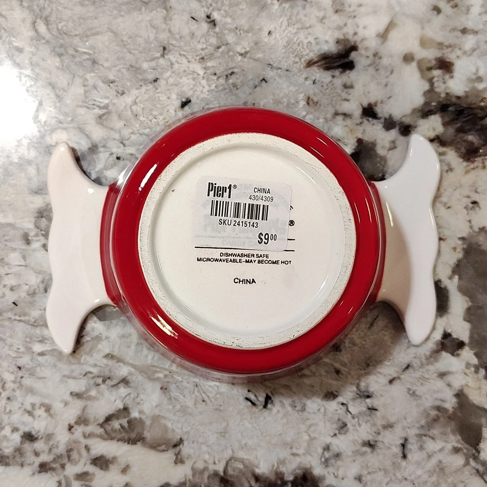 🎄 Pier 1 Imports Christmas Candy Dish. New with tags